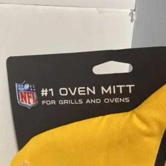 Gift Set NFL Pittsburgh STEELERS Oven Mitt Oven Pad Washcloth 3 Piece Set - Picture 12 of 16